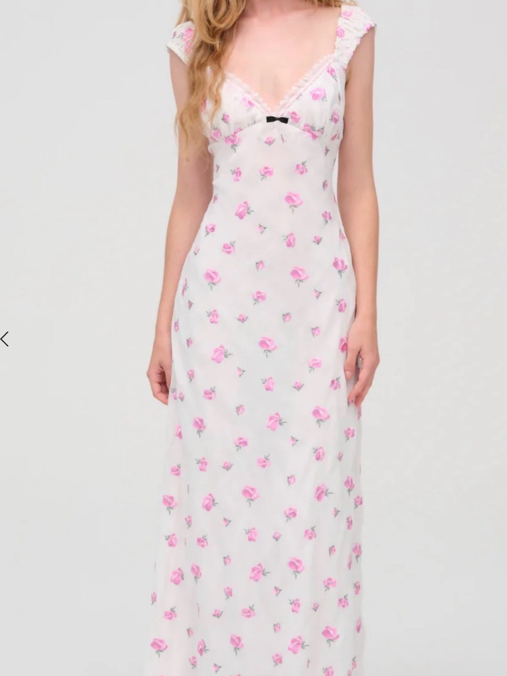 For Love & Lemons White Emmaline Maxi